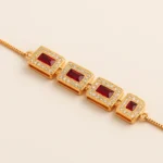 Modern Bracelet with Crystal