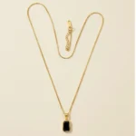 Radiant Necklace with Black