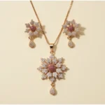 Modern Necklace and Earrings